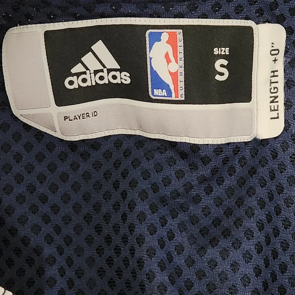 Adidas Denver Nuggets Track Jacket Mens Small Navy Blue NBA Full Zip Mesh Lined
